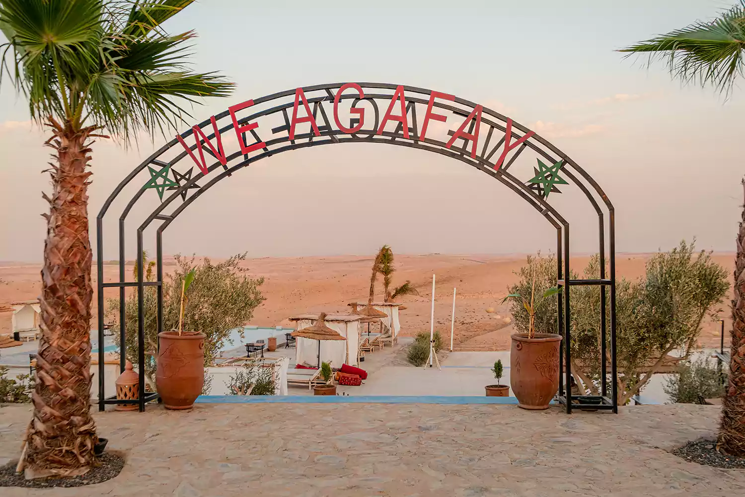 Best time of day to visit the Agafay Desert near Marrakech